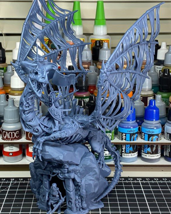Vampire on Zombie Dragon