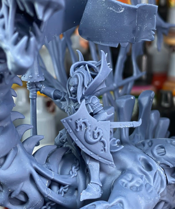 Vampire on Zombie Dragon