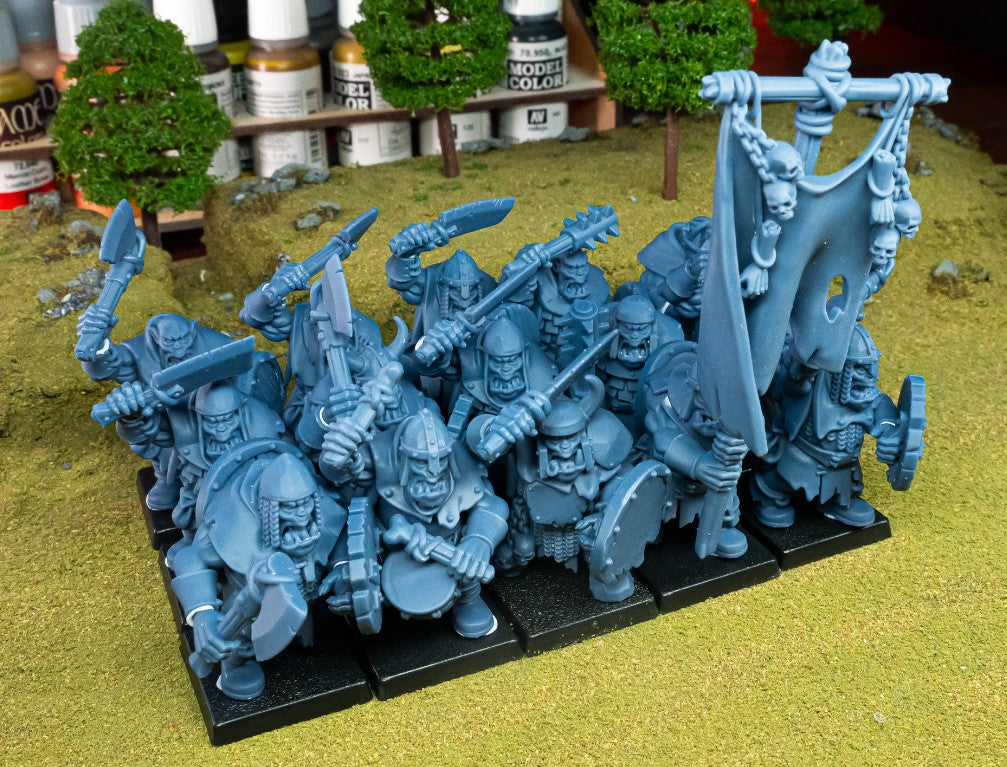 Orc Warriors with 1H Weapons & Shield