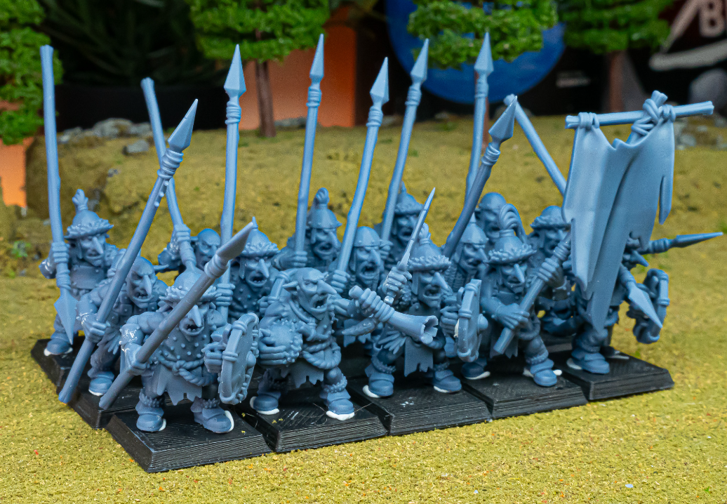 Steppe Goblins with Spears & Shields