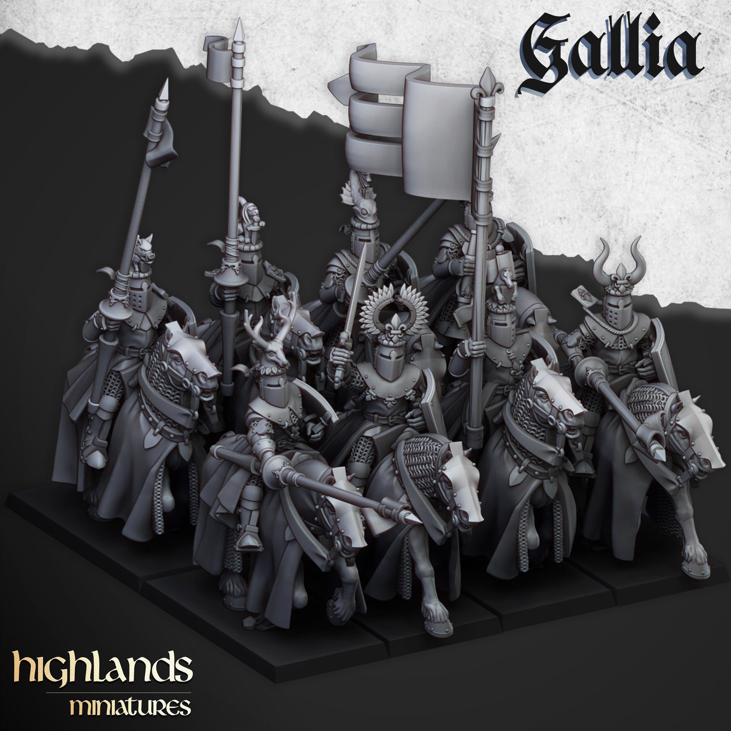 Knights of Gallia - Mounted
