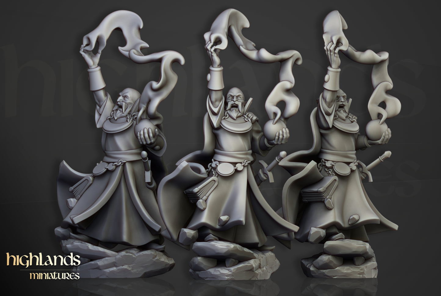 Evil Wizzards - Set of three
