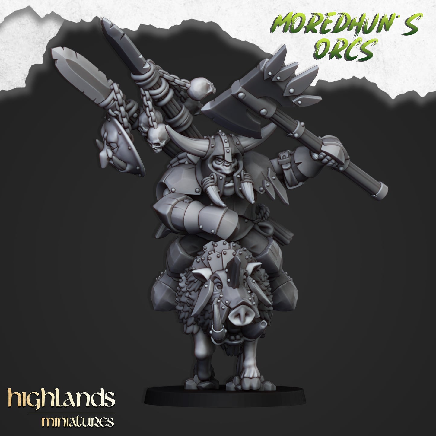 Orc Boss on Boar
