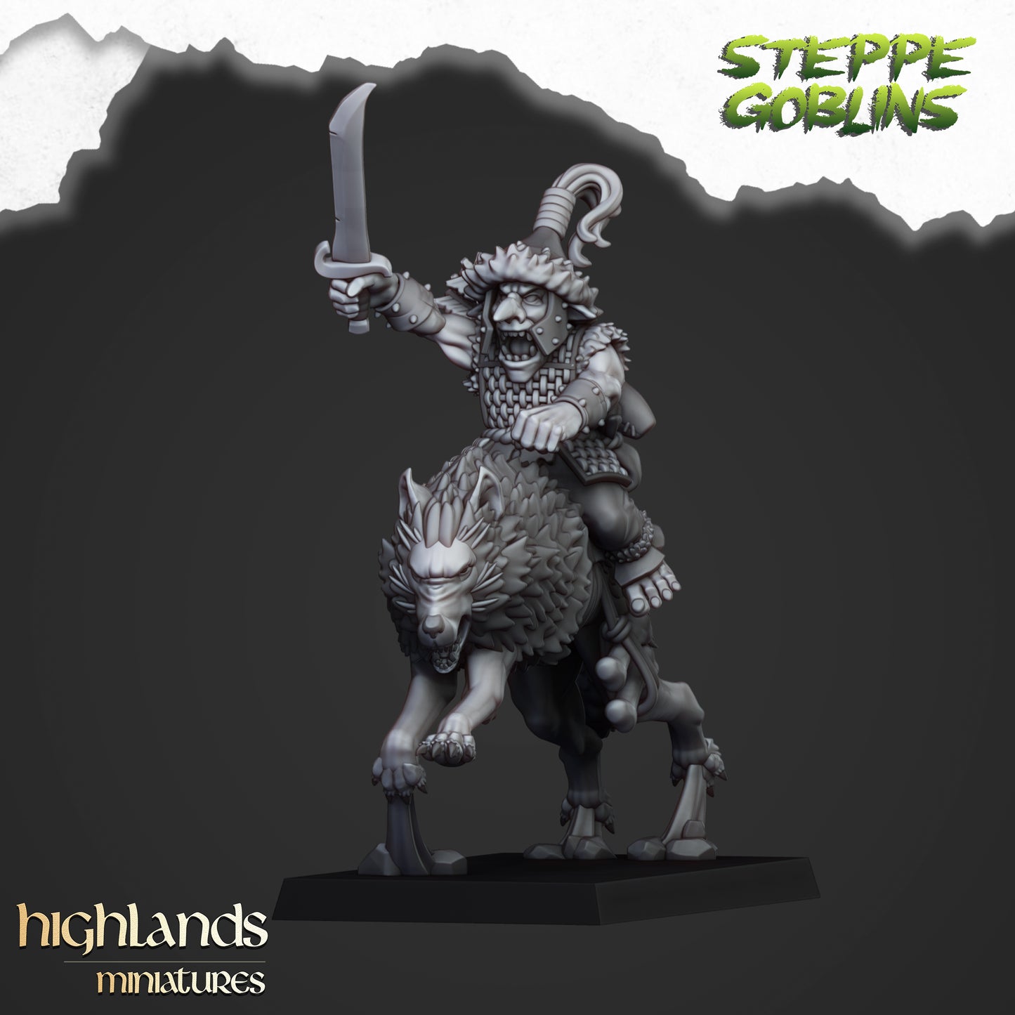 Steppe Goblins Mounted on Wolfs
