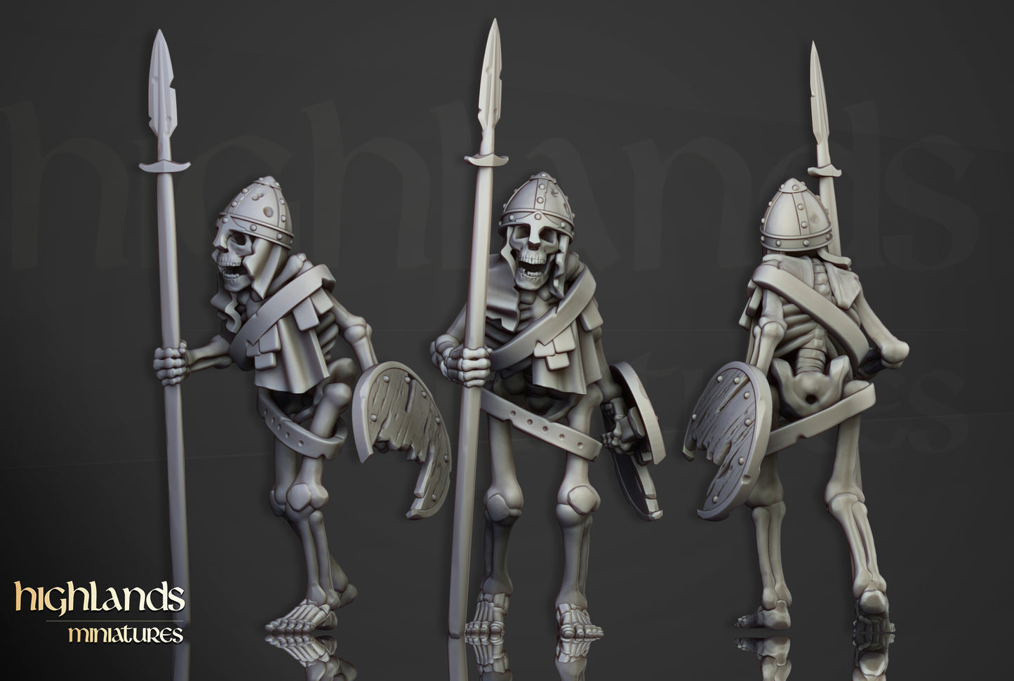 Skeleton Warriors - Spears & Shields