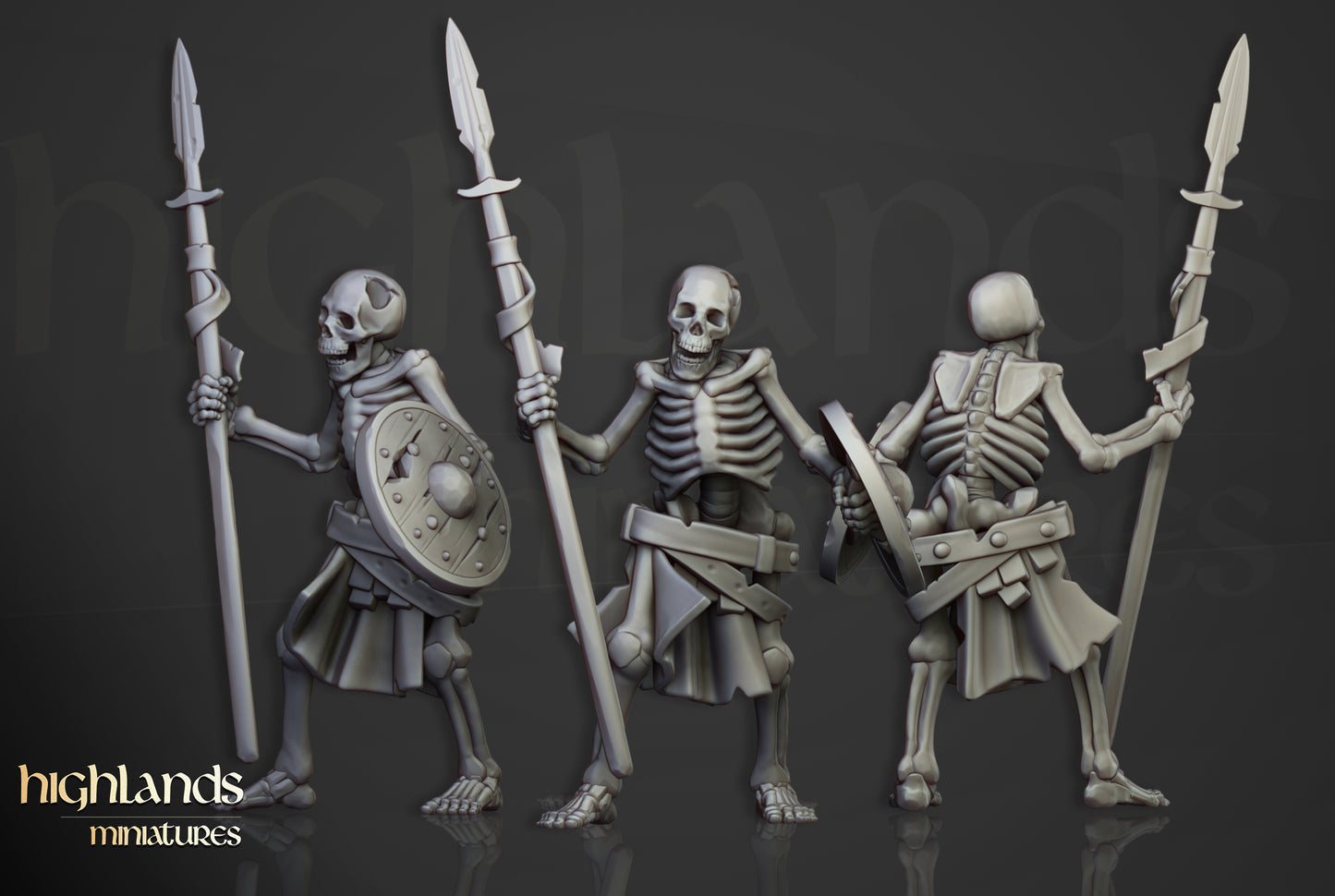 Skeleton Warriors - Spears & Shields