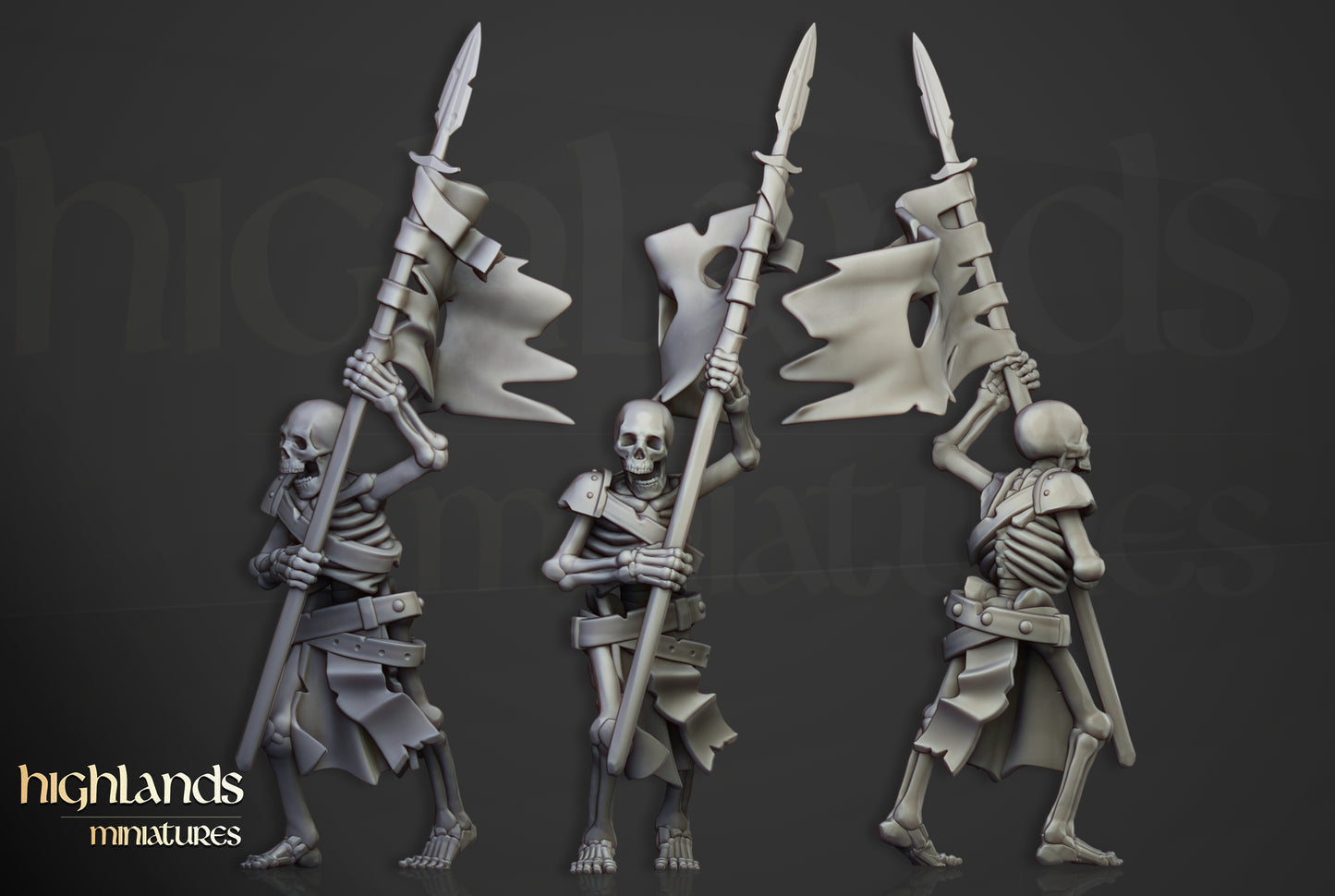 Skeleton Warriors - Spears & Shields