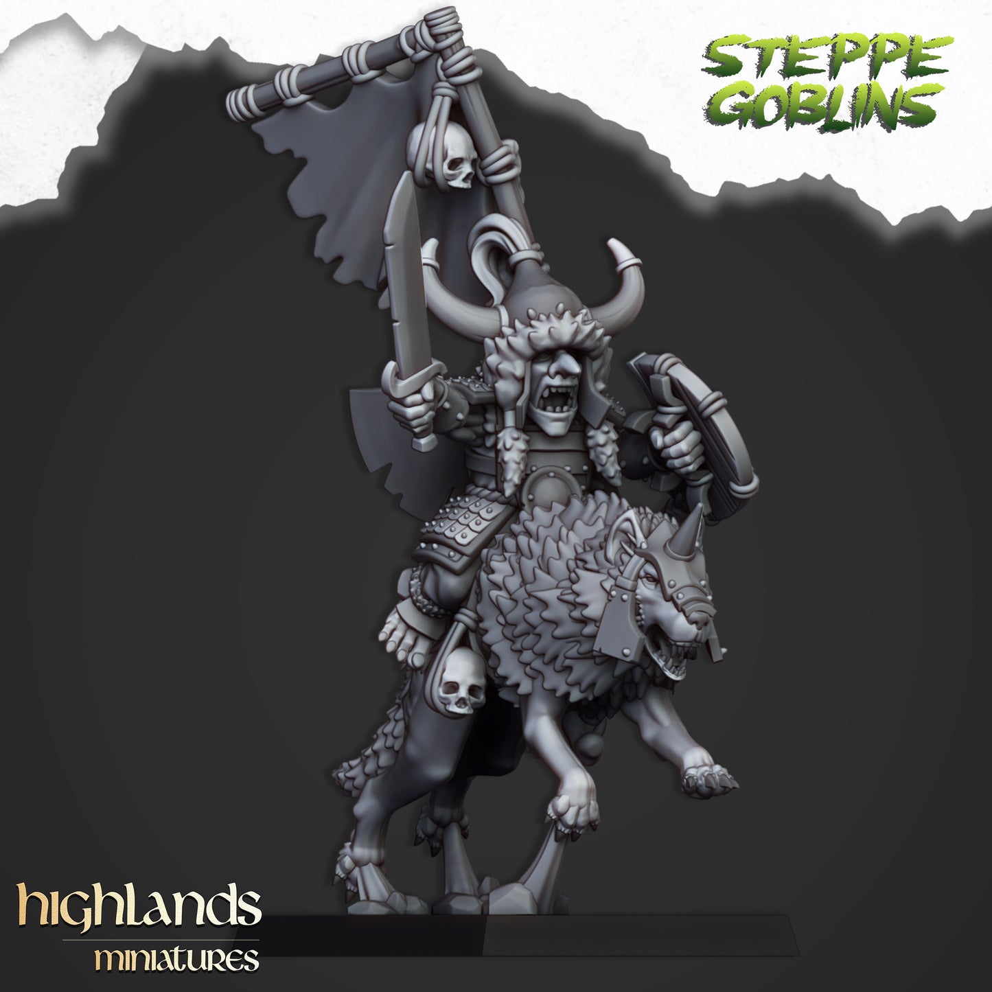 Goblin Khan on wolf