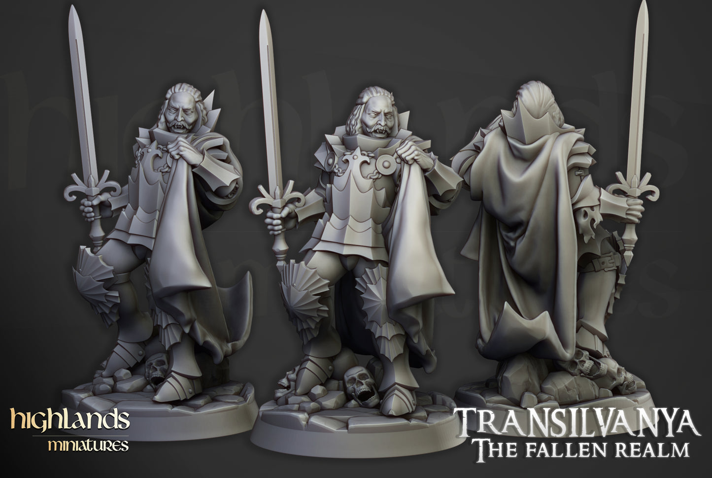 Vlad Valăcari, the Defiler - Set of Three