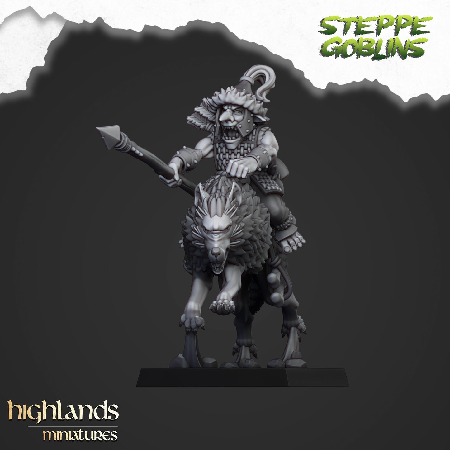 Steppe Goblins Mounted on Wolfs